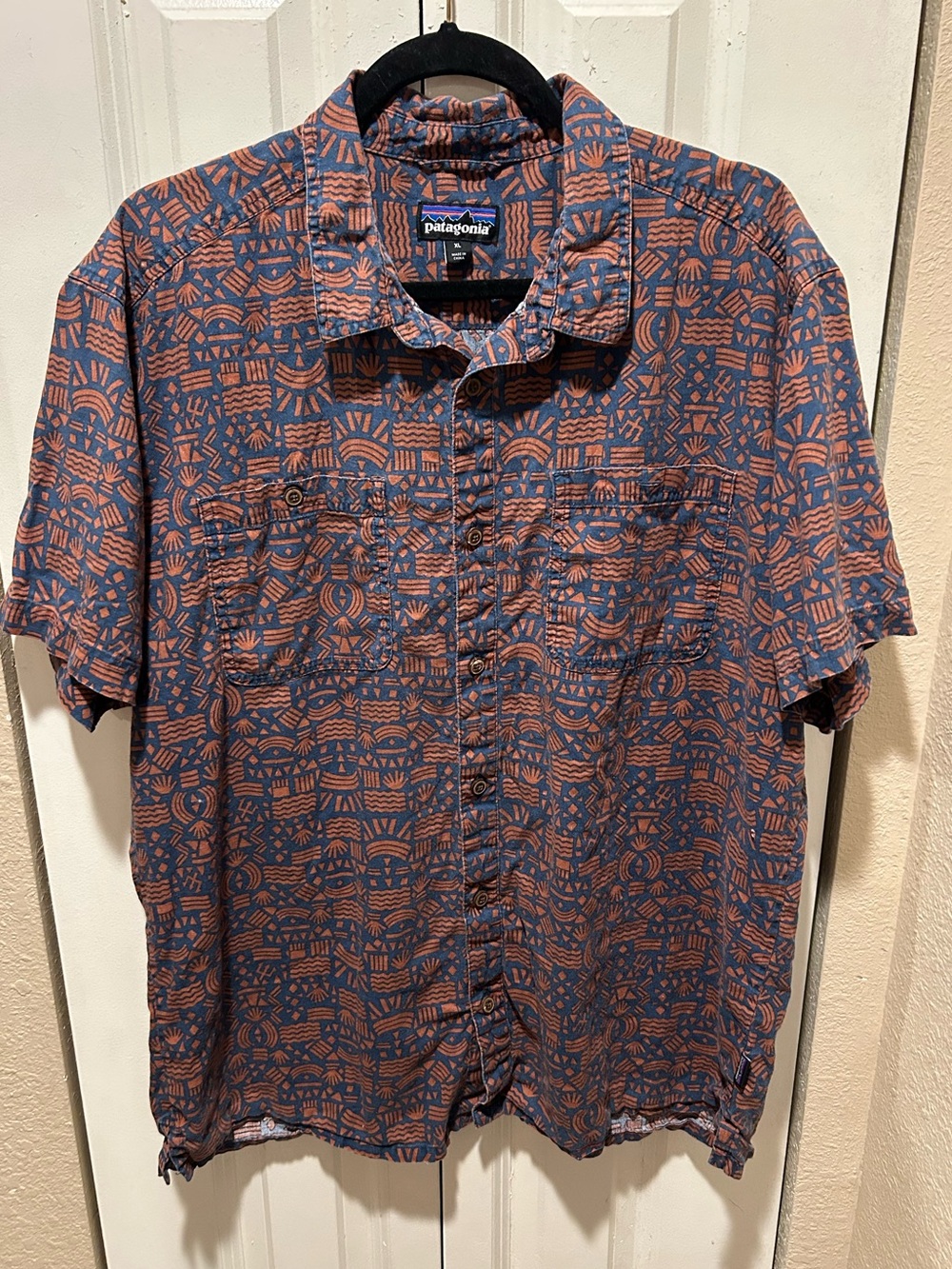 Patagonia Back Step Shirt Organic Hemp /Cotton , XL